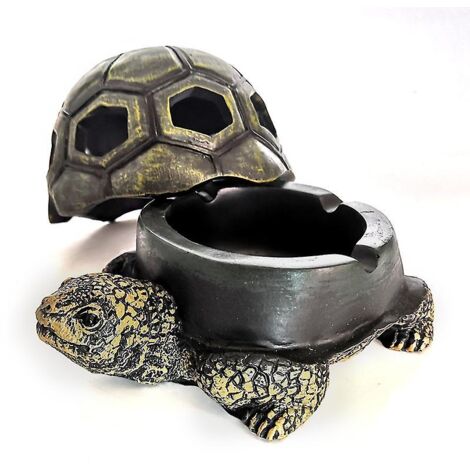 Cendrier créatif en forme de tortue pour la décoration intérieure (1/5)