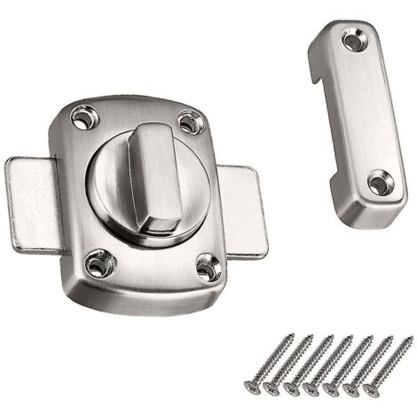 Verrou de porte épais à barillet avec loquet rotatif (1/5)