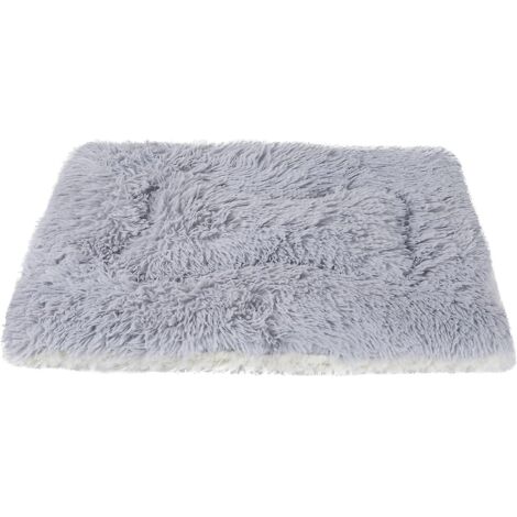 Tapis et couverture pour chien lavables en machine double face avec fonction de couchage utilisable (Petit 56/36 cm, Gris clair) (1/5)