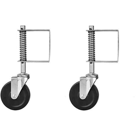 Paire de 2 galets de suspension pour portail - 100 mm (1/5)