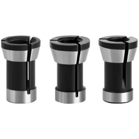 Jeu de 6 mandrins à pince pour adaptateur de perceuse, fraiseuse et accessoires de travail du bois (1/5)