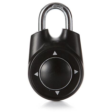 Cadenas à combinaison intelligent et polyvalent pour les voyages, les boîtes aux lettres vintage, la salle de sport et plus encore - Noir (1/3)