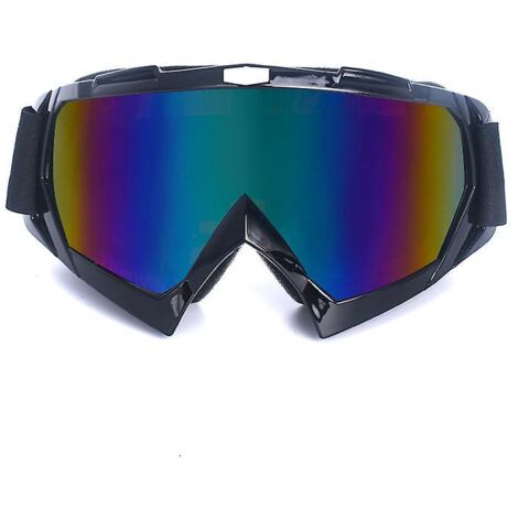 Lunettes de motocross coupe-vent avec protection UV pour moto, ski et VTT - Verres colorés (1/5)