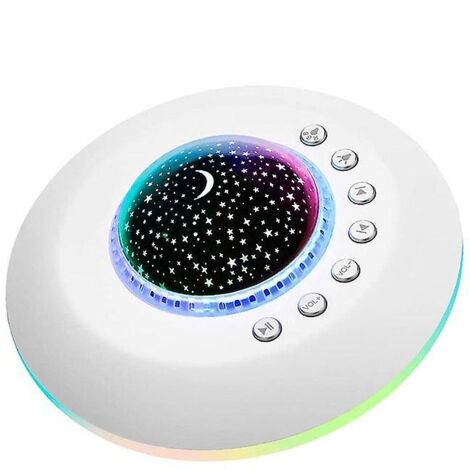 Lampe de projection à bruit blanc avec variateur de luminosité à trois niveaux pour aider bébé à s'endormir (1/5)