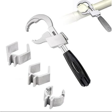 Clé à molette universelle à double extrémité avec fonctions multifonctionnelles (1/5)