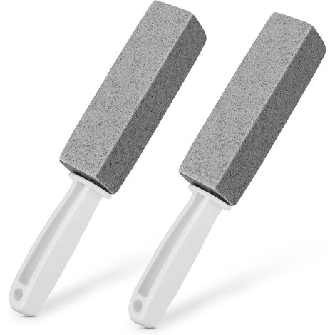 Lot de 2 brosses de toilette en pierre ponce pour le nettoyage des toilettes, de la piscine et du carrelage (1/5)