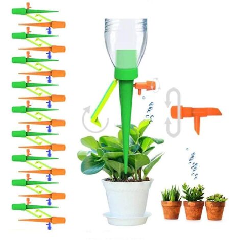 Système d'irrigation goutte à goutte automatique à 18 buses pour l'arrosage des plantes d'intérieur et d'extérieur (1/5)