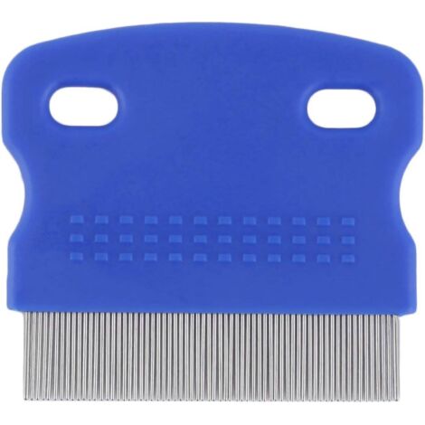 Kit de toilettage pour animaux de compagnie comprenant un peigne anti-puces, une brosse en acier et des ciseaux pour chiens et chats. (1/3)