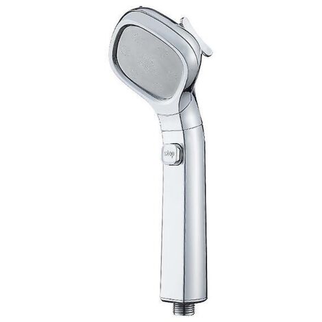 Pommeau de douche à économie d'eau avec bouton marche/arrêt et contrôle de débit amélioré (1/5)