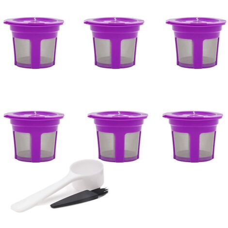 Lot de 6 filtres à café rechargeables pour machines Keurig série K 2.0 (1/5)