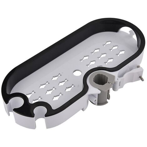 Organisateur de douche sans perforation pour flexible, pommeau de douche, barre de douche et porte-savon (1/5)