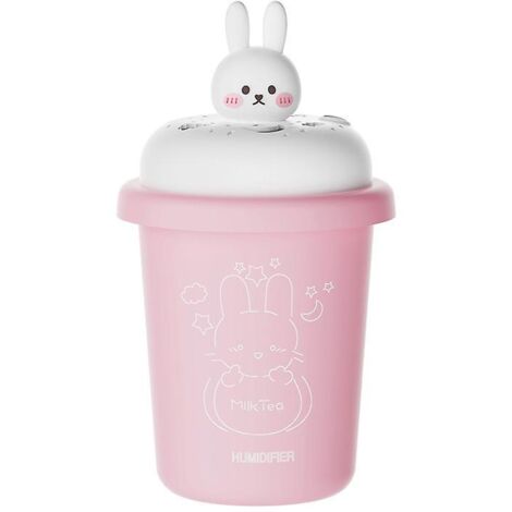 Mini humidificateur d'arômes USB pour tasse de thé au lait, idéal pour la voiture, le bureau et la maison. (1/4)