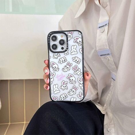 Étui fin et souple en TPU avec protection intégrale de l'appareil photo pour Apple iPhone 15 Pro Max - Idéal pour les femmes et les filles (1/5)