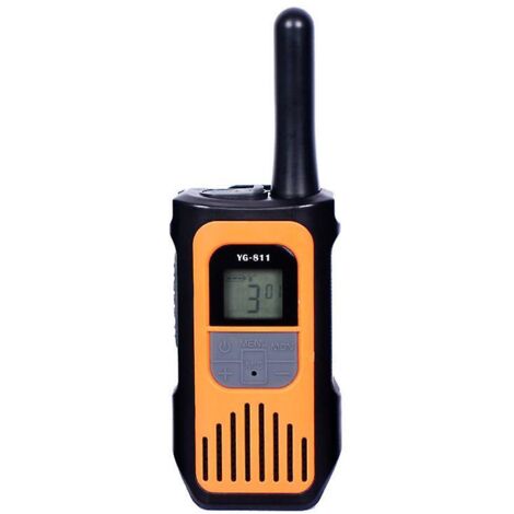 Lot de 2 talkies-walkies rechargeables à 16 canaux, longue portée, écran LCD et chargement USB - Idéal pour les aventures en plein air - pour enfants et adultes (1/5)