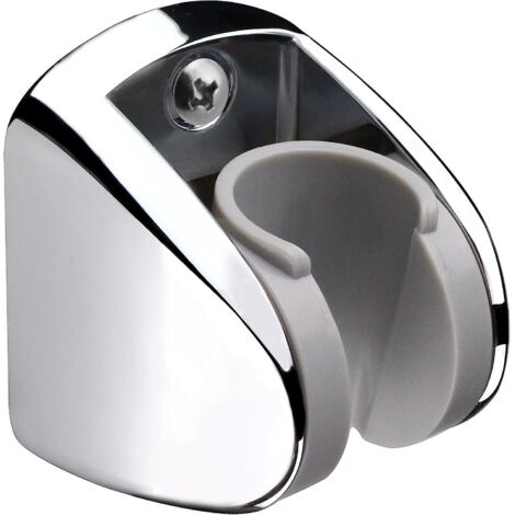 Support mural réglable pour pommeau de douche à main avec réglage en hauteur et en angle pour une utilisation polyvalente dans la salle de bain (1/5)