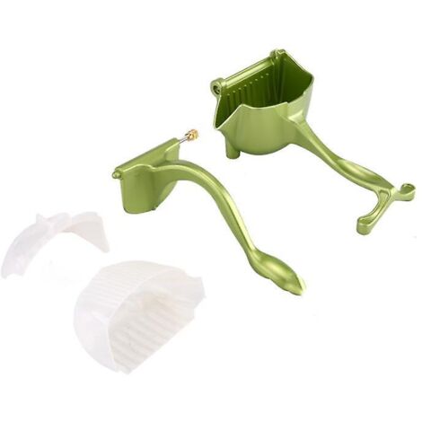 Presse-agrumes manuel portable pour boissons fraîches et cocktails (vert) (1/3)