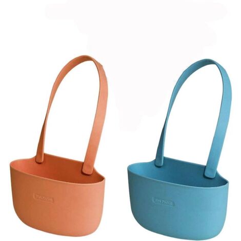 Porte-éponges pour évier de cuisine - Ensemble de 2 pièces, rangement de type panier pour ustensiles de cuisine (1/5)
