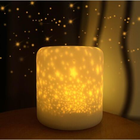 Lampe de projection ciel étoilé en silicone fantaisie pour hommes et femmes, cadeau d'anniversaire pour amis et enfants, veilleuse décorative. (1/4)