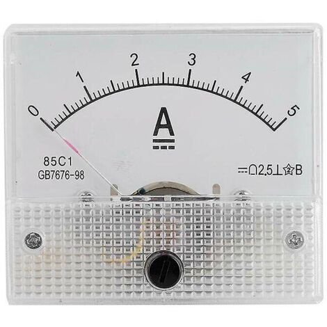 Voltmètre et ampèremètre analogiques DC 85C1 (1/5)