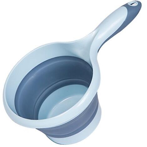 Louche à eau pliable en silicone de grande capacité pour la maison, la cuisine et la salle de bain - Design rétractable créatif et pratique (1/4)