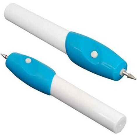 Ensemble de stylos à graver électriques - 2 pièces, outil de gravure DIY pour bijoux, métal, verre, bois et plus encore (1/5)