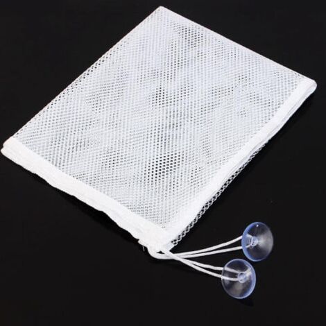 Organisateur de jouets de bain pour bébé en filet avec ventouses puissantes pour un rangement sec et sans bactéries (1/5)