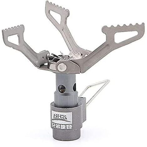 Réchaud de camping ultraléger en alliage de titane BR-3000T - Mini réchaud à gaz pour pique-niques en plein air (1/5)