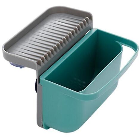 Panier égouttoir multi-usages pour fruits et légumes (bleu/rose) (1/5)