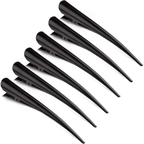 Ensemble de 6 pinces à cheveux antidérapantes en forme d'alligator pour femmes et filles (1/5)