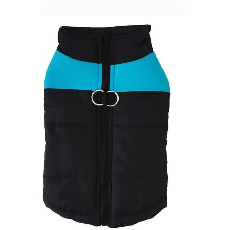 Veste imperméable en coton pour chien, idéale pour l'automne et l'hiver, gilet pour animaux, manteau chaud pour chiot, taille L (1/5)