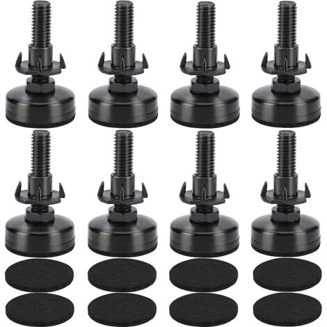 Jeu de pieds réglables filetés 3/8-16 (8 pièces) (1/5)