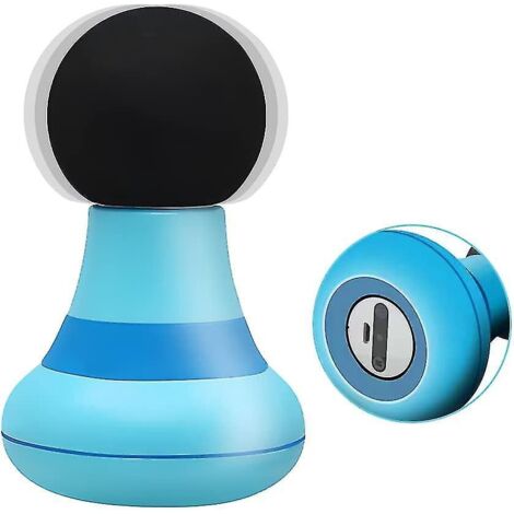 Mini masseur électrique amélioré - 6 vitesses, masseur portable sans fil, rechargeable par USB, pour la relaxation musculaire. (1/5)