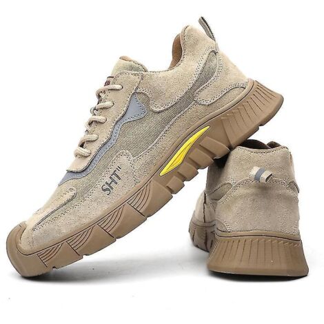 Chaussures de sécurité légères et résistantes à la perforation pour hommes, modèle 3c1000-40-Kaki (1/5)
