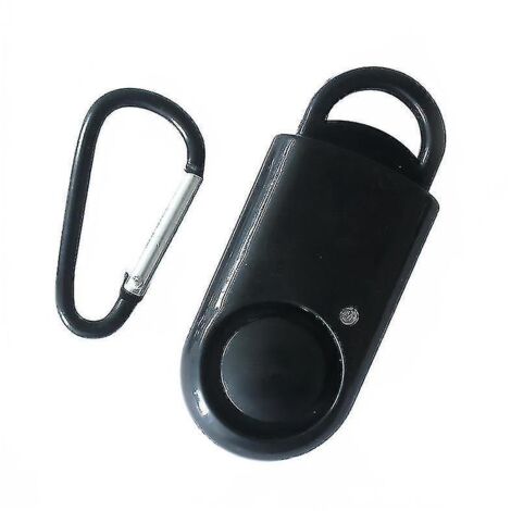 Dispositif anti-loup pour femmes, alarme anti-loup personnelle avec boucle de sécurité, dispositif anti-loup pour filles, noir pour enfants (1/4)