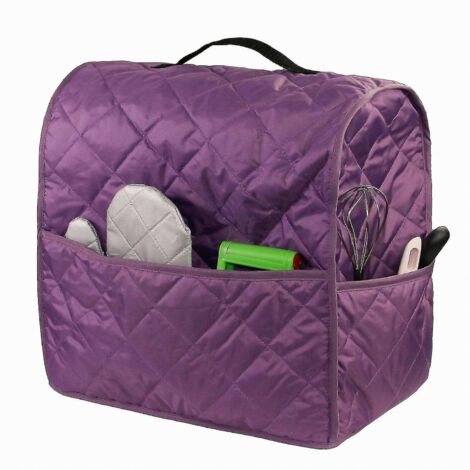 Meilleures ventes - Housse de protection anti-poussière pour robot pâtissier KitchenAid avec poches et protection pour poignée - Violette - Réduction de 28 % (1/4)
