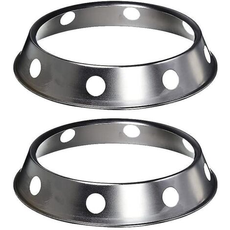 anneaux pour wok en acier inoxydable, fond rond métallique, taille universelle 10,43 x 11,8 pouces. (1/4)