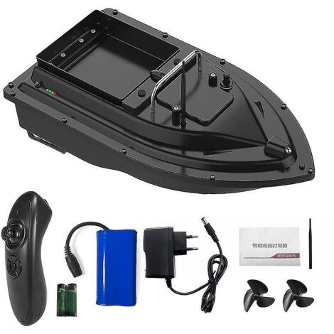 Télécommande sans fil pour bateau amorceur de pêche, lanceur de poissons, détecteur de poissons, portée de 430 à 540 mètres, bateau à leurre, hors-bord D16 5200 mAh UE (1/5)