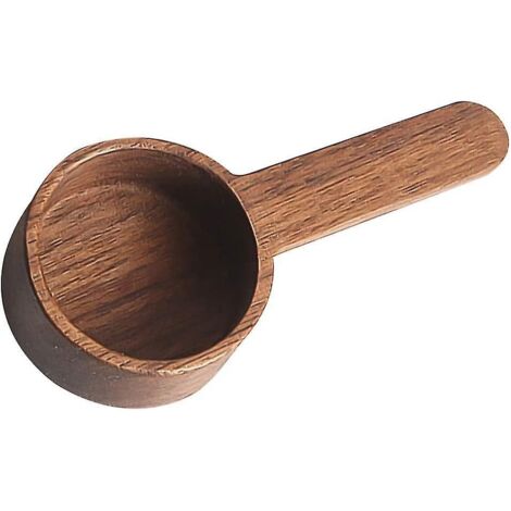 Cuillère doseuse à café en noyer noir, cuillère à café en bois (9,4 cm) (1/5)