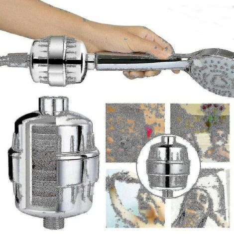 Filtre de douche universel, adoucisseur d'eau, purificateur d'eau dure, pommeau de douche (1/5)
