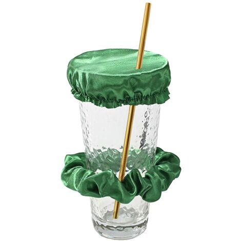 Chouchou réutilisable pour couvre-gobelet 2023 - Protection imperméable contre les déversements et la contamination des boissons - Vert 1 (1/5)