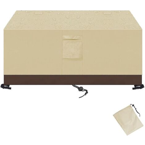 Housses de jardin imperméables Oxford 420d pour mobilier de terrasse, disponibles en 58 tailles (120 x 60 x 90 cm). (1/3)