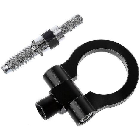 Crochet de remorquage pour voiture de course BMW E46 E81 E30 E36 E90 E91, pare-chocs arrière, noir (1/5)