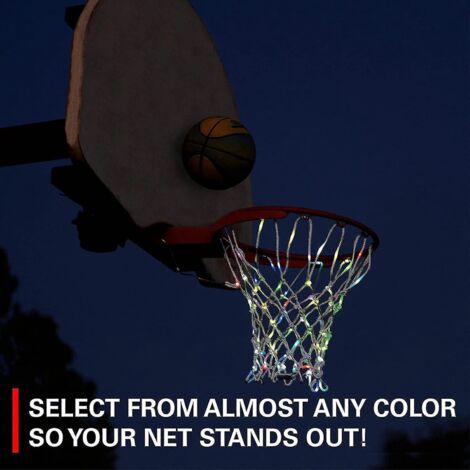Filets lumineux de basket-ball multicolores à LED robustes de remplacement d619344 (1/5)