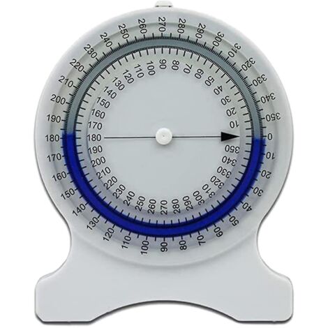 Inclinomètre à bulle étanche, outil de mesure d'amplitude de mouvement complet, instrument de niveau portable pour la maison. (1/5)