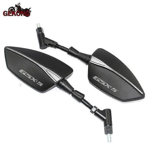 Rétroviseurs latéraux en aluminium CNC pour moto Suzuki GSX-S750, GSX-S750, GSX-S1000, GSX-S1000 (toutes années) - Titane (1/5)