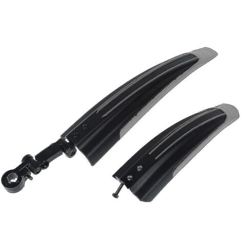 Garde-boue de vélo réglables pour vélos de 20/22/24/26 pouces, rouge/gris (1/5)