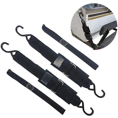 Sangles d'arrimage pour tableau arrière de remorque, ceinture de sécurité marine avec boucle métallique (1/5)