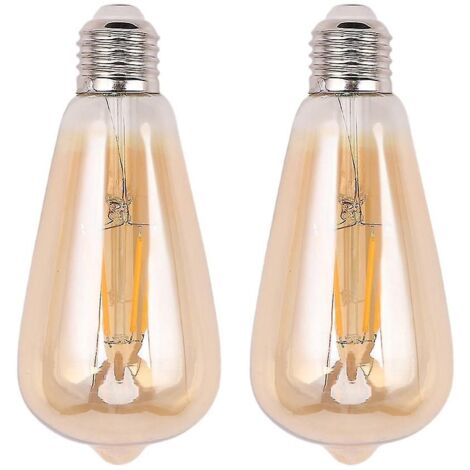 ampoules LED COB ST64 à filament rétro vintage E27 4W à intensité variable (1/5)