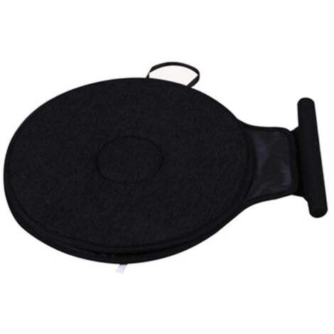 Coussin de siège pivotant et amovible, fin et flexible, pour conducteurs âgés et enceintes [gratuit] Anneau noir (1/5)