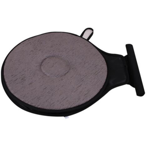 Coussin de siège pivotant et amovible, fin et flexible, pour conducteurs âgés et enceintes [gratuit] Anneau gris foncé (1/5)